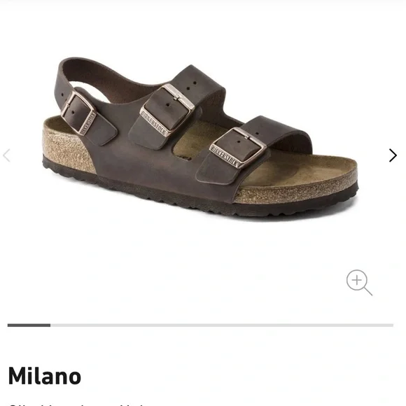 NWT Birkenstock new Milano Chocolate Brown Sandals - Picture 6 of 9